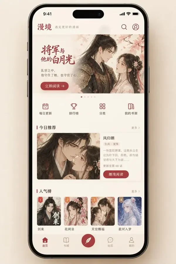 17c吃瓜大赛 App 深夜阅读模式界面示意